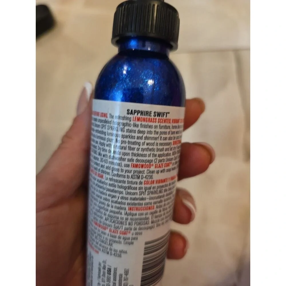 Gel Stain Glaze Sapphire Swift 4.0 FL OZ Bottle Blue 0423010C 19aw10 D4